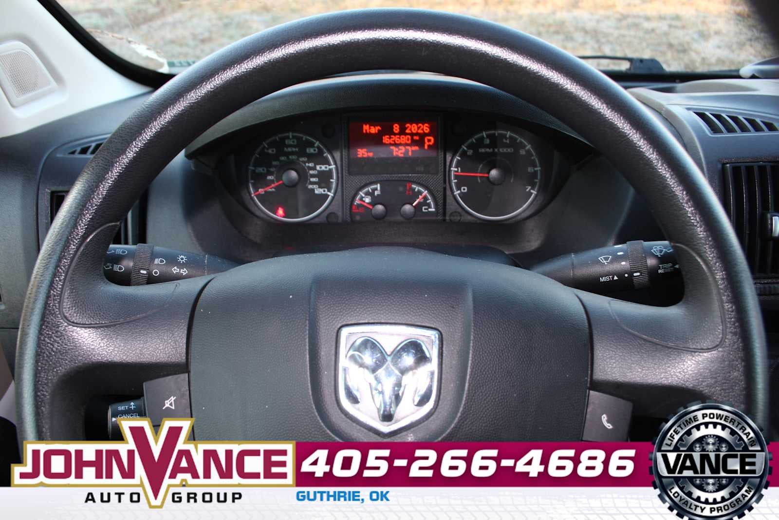 2019 RAM ProMaster 1500 1500 Low Roof 136" WB