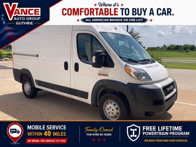 2019 RAM Promaster Cargo Van 1500 High Roof 136" WB