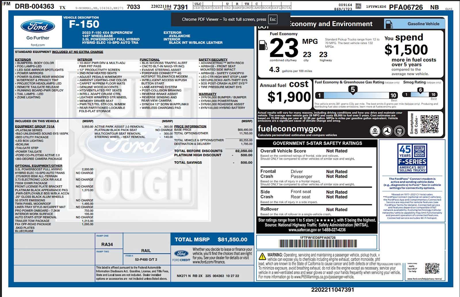 2023 Ford F-150 XL