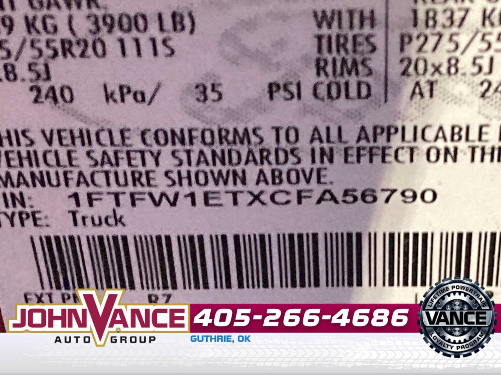 2012 Ford F-150 Platinum