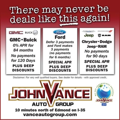John Vance Auto Group Deals