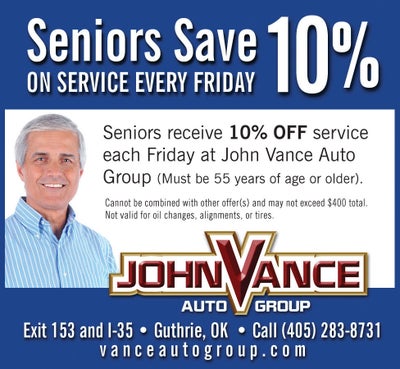 Seniors Save 10% On Service Every Friday!